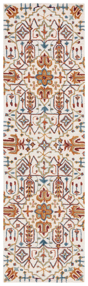 Safavieh Heritage 278 Hand Tufted Traditional Rug Ivory / Grey 9' x 12'