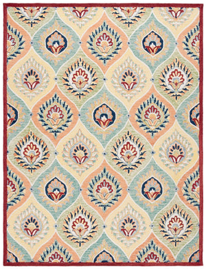Safavieh Heritage 358 Tufted Traditional Rug Green / Rust 8' x 10'