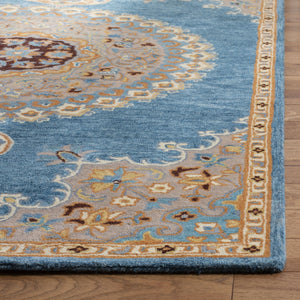 Heritage Hand Tufted Rug in Luxurious Wool and Cotton Blend – Elegant Home Decor from India
