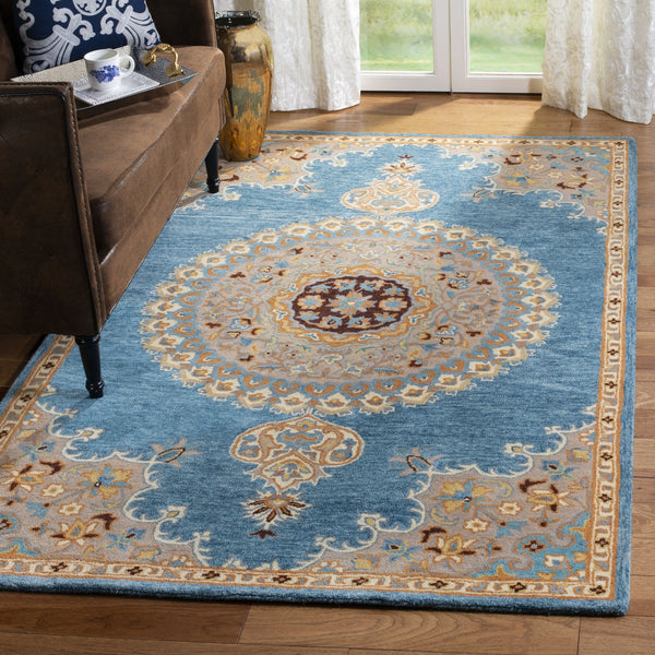 Heritage Hand Tufted Rug in Luxurious Wool and Cotton Blend – Elegant Home Decor from India