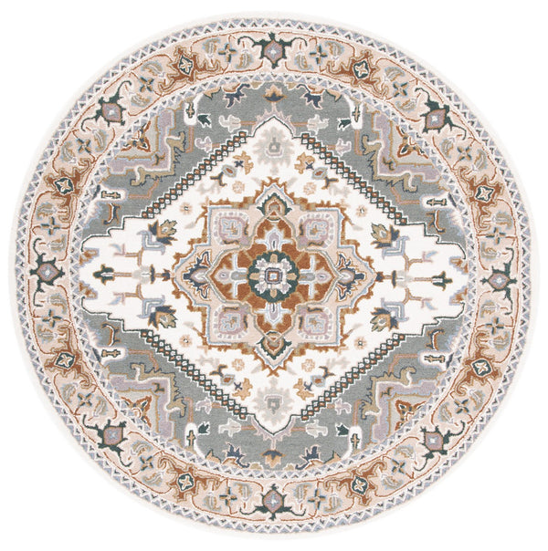 Safavieh Heritage 625 Hand Tufted Traditional Rug Ivory / Light Blue 2'-3" x 4' RECTANGLE