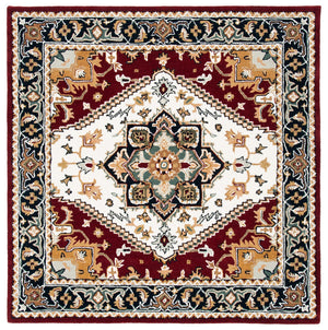 Safavieh Heritage 625 Hand Tufted  Rug Ivory / Red HG625Q-6OV