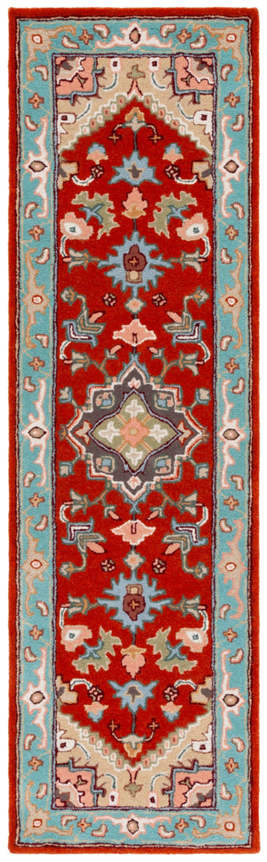 Safavieh Heritage 625 HG625 Hand Tufted Traditional Rug Red / Blue HG625R-28