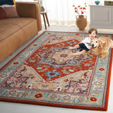 Safavieh Heritage 625 HG625 Hand Tufted Traditional Rug Red / Blue HG625R-6R