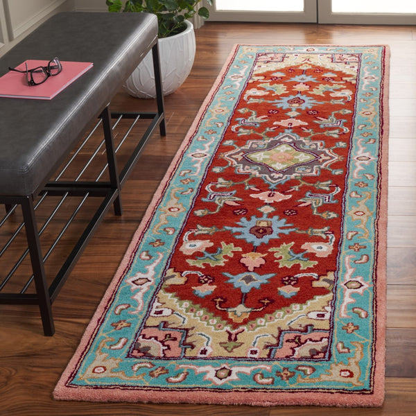 Safavieh Heritage 625 HG625 Hand Tufted Traditional Rug Red / Pink HG625U-6R