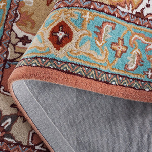 Safavieh Heritage 625 Hand Tufted Traditional Rug Red / Pink 8' x 10'