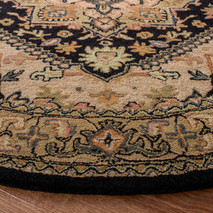 Safavieh Heritage 625 Hand Tufted  Rug Black / Gold HG625Z-6OV