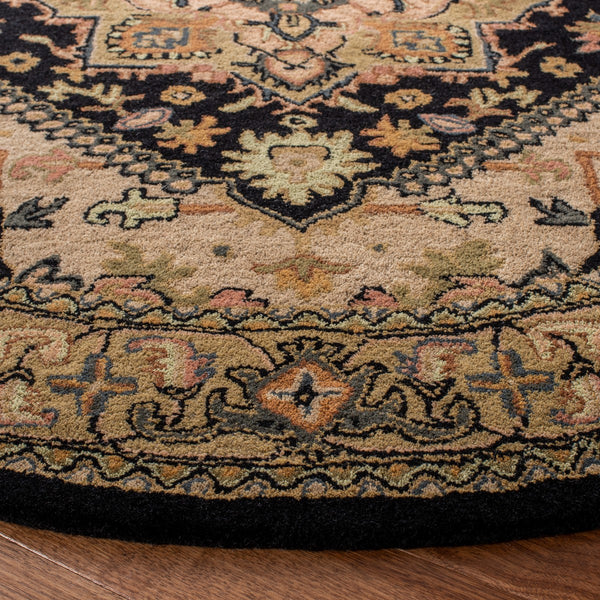 Safavieh Heritage 625 Hand Tufted  Rug Black / Gold HG625Z-6OV