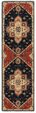 Safavieh Heritage 929 HG929 Hand Tufted Traditional Rug Navy / Red HG929N-8