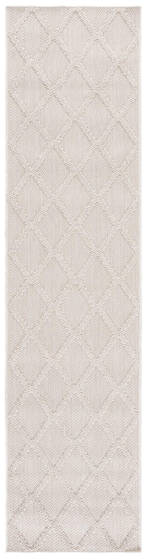 Safavieh Highland Round Light Beige Ivory Area Rug — Turkish Power-Loomed Contemporary Geometric Calm Elegance 6'-7" x 6'-7" HGL950B-7R
