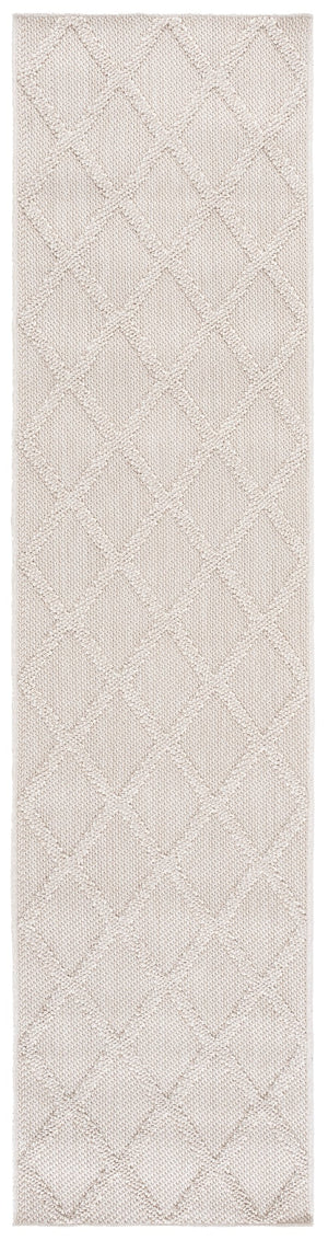 Safavieh Highland Light Beige Ivory Area Rug — Low-Profile Geometric Power-Loomed Turkey 8X10 Durable Elegance 9'-0" x 12'-0" HGL950B-9