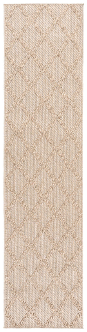 Safavieh Highland Modern Gold And Ivory Area Rug — Low-Profile Power-Loomed Turkish Runner For Durable Elegance 9'-0" x 12'-0" HGL950D-9