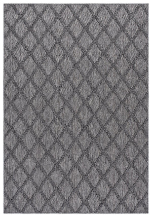 Safavieh Highland Charcoal & Grey Geometric Runner Rug — Low-Profile, Durable Power-Loomed Turkish Design For Hallways 2'-2" x 9'-0" HGL950H-29