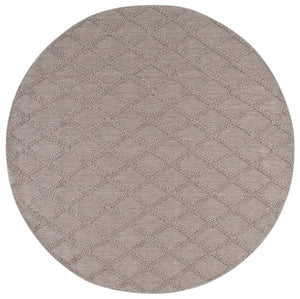 Safavieh Highland Modern Light Brown Beige Square Rug — Low Profile Geometric Power-Loomed Texture, Turkish Crafted 6'-7" x 6'-7" HGL950T-7SQ