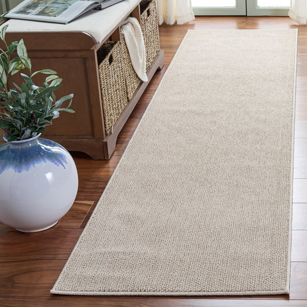 Safavieh Highland Modern Light Beige & Ivory Runner Rug — Low-Profile, Durable Power-Loomed Hallway Accent 2'-2" x 9'-0" HGLP900B-29