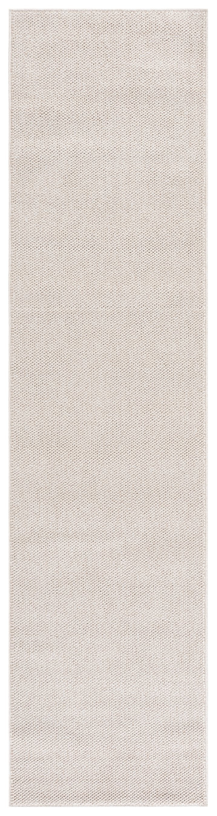 Safavieh Highland Round Light Beige Ivory Area Rug — Low-Profile Power-Loomed Turkish Blend For Durability 6'-7" x 6'-7" HGLP900B-7R