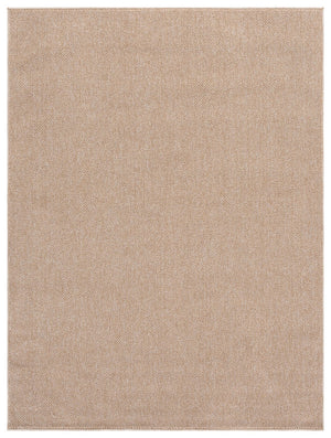 Safavieh Highland Rug In Gold And Ivory — Power-Loomed Turkish Square Area Rug With Low-Profile Durability And Texture 6'-7" x 6'-7" HGLP900D-7SQ