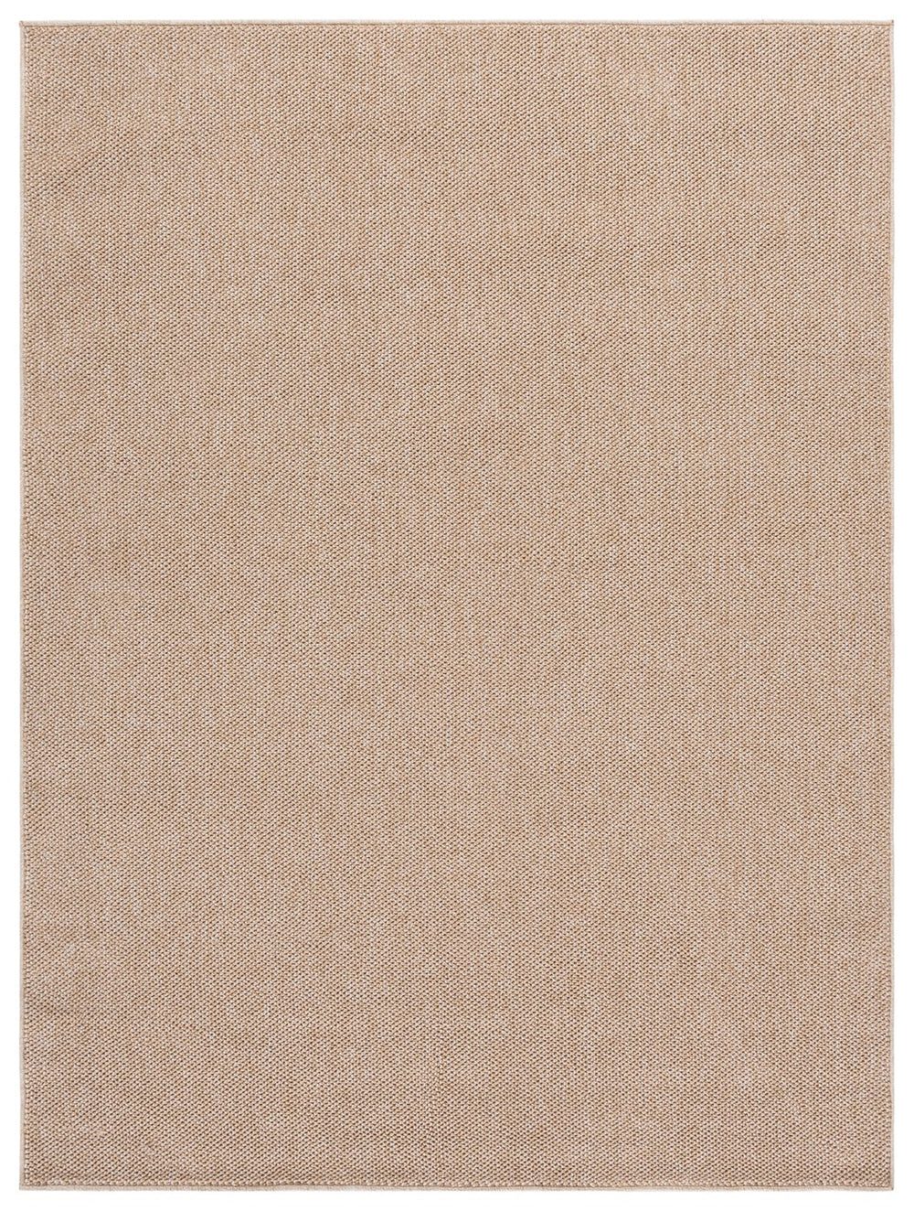 Safavieh Highland Turkish Power-Loomed Gold And Ivory Area Rug, Low-Profile 1/4" Pile For Modern Warmth And Durability 4'-0" x 6'-0" HGLP900D-4