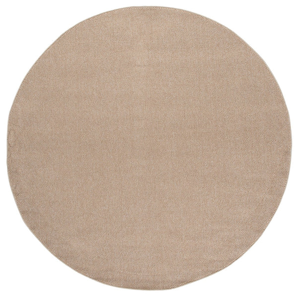 Safavieh Highland Rug In Gold And Ivory — Power-Loomed Turkish Square Area Rug With Low-Profile Durability And Texture 6'-7" x 6'-7" HGLP900D-7SQ