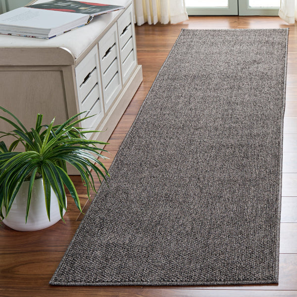 Safavieh Highland Low-Profile Charcoal & Grey Rug — Modern Power-Loomed Durability, Stain-Resistant, Versatile Placement 5'-3" x 7'-6" HGLP900H-5