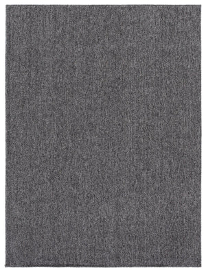 Safavieh Highland Power-Loomed Charcoal And Grey Area Rug — Low-Profile Modern Texture, Durable, Stain-Resistant 6'-7" x 6'-7" HGLP900H-7SQ