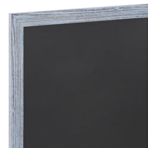 English Elm Canterbury Rustic Wall-Mount Magnetic Chalkboard Sign - Versatile Memo Board for Home & Business Blue 24"W x 0.75"D x 36"H HGWA-1GD-CRE8-072315-GG