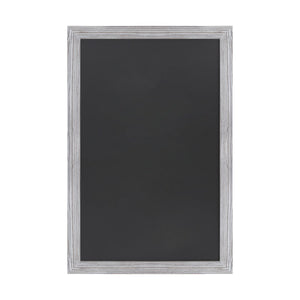 English Elm Canterbury Rustic Wall-Mount Magnetic Chalkboard Sign - Versatile Memo Board for Home & Business White Washed 24"W x 0.75"D x 36"H HGWA-2GD-CRE8-691315-GG