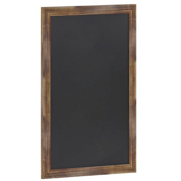 English Elm Canterbury Rustic Wall-Mount Magnetic Chalkboard Sign - Versatile Memo Board for Home & Business Torched Brown 24"W x 0.75"D x 36"H HGWA-3GD-CRE8-791315-GG