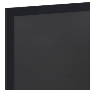 English Elm Canterbury Rustic Wall-Mount Magnetic Chalkboard Sign - Versatile Memo Board for Home & Business Black 24"W x 0.75"D x 36"H HGWA-4GD-CRE8-172315-GG