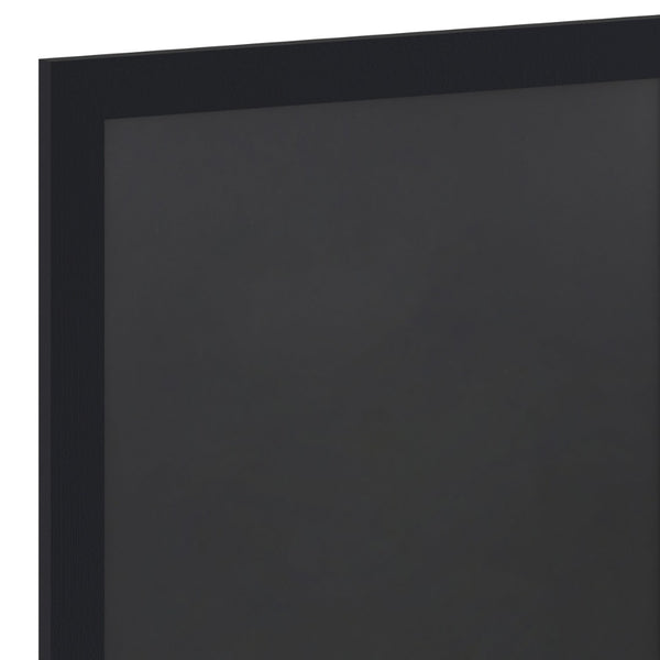 English Elm Canterbury Rustic Wall-Mount Magnetic Chalkboard Sign - Versatile Memo Board for Home & Business Black 24"W x 0.75"D x 36"H HGWA-4GD-CRE8-172315-GG