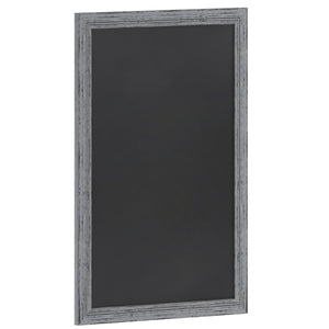 English Elm Canterbury Rustic Wall-Mount Magnetic Chalkboard Sign - Versatile Memo Board for Home & Business Grey 24"W x 0.75"D x 36"H HGWA-5GD-CRE8-272315-GG