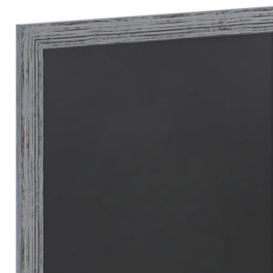 English Elm Canterbury Rustic Wall-Mount Magnetic Chalkboard Sign - Versatile Memo Board for Home & Business Grey 24"W x 0.75"D x 36"H HGWA-5GD-CRE8-272315-GG