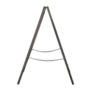 English Elm Canterbury Vintage Wooden A-Frame Magnetic Chalkboard Sign, Double-Sided Display for Events & Promotions Black 30"H x 20"W HGWA-CB-3020-BLK-GG