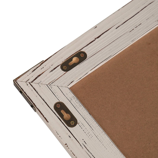 English Elm Canterbury Rustic Wall-Mount Magnetic Chalkboard Sign - Versatile Memo Board for Home & Business White Washed 32"W x 46"L HGWA-CHK32X46-WHTWSH-GG