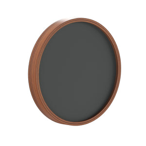 English Elm Canterbury 12" Round Wall-Mounted Magnetic Chalkboards Set of 2 in Rustic Pine for Home & Business Use HGWA-CHKCIRCLE12-2PK-BRN-GG