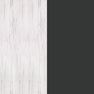 English Elm Canterbury Round Wall-Mounted Magnetic Chalkboard with Eraser and Chalk for Home or Business Use White Washed 18" HGWA-CHKCIRCLE18-WHTWSH-GG