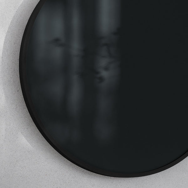 English Elm Canterbury Round Wall-Mounted Magnetic Chalkboard with Eraser and Chalk for Home or Business Use Black 24" HGWA-CHKCIRCLE24-BLK-GG