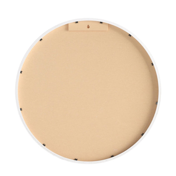 English Elm Canterbury Round Wall-Mounted Magnetic Chalkboard with Eraser and Chalk for Home or Business Use White Washed 24" HGWA-CHKCIRCLE24-WHTWSH-GG