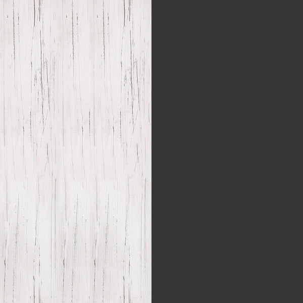 English Elm Canterbury Round Wall-Mounted Magnetic Chalkboard with Eraser and Chalk for Home or Business Use White Washed 24" HGWA-CHKCIRCLE24-WHTWSH-GG