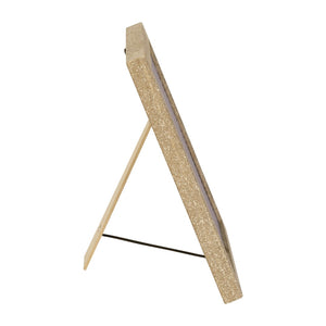 English Elm Gracie Elegant Felt Letter Board with Premium Pine Frame, 389 Letters for Creative Messaging Fun Weathered Wood Frame/Gray Felt 10"W x 10"H HGWA-FB10-WEATH-GG