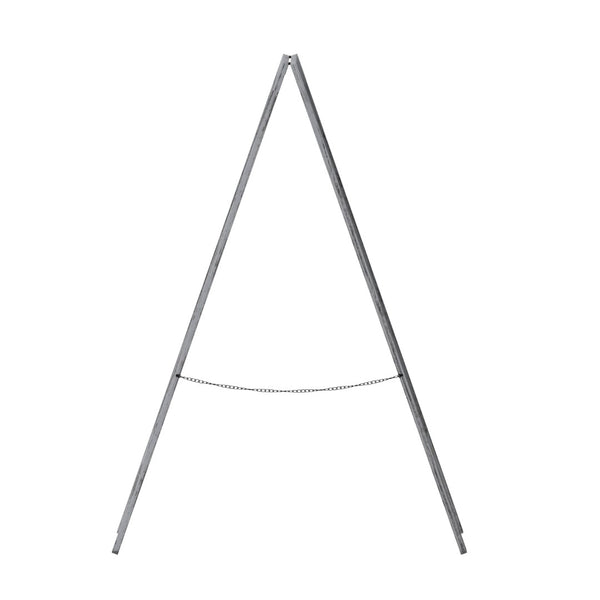 English Elm Canterbury Vintage Wooden A-Frame Magnetic Chalkboard Sign, Double-Sided Display for Events & Promotions Graywash 40"H x 20"W HGWA-GDI-CRE8-132315-GG