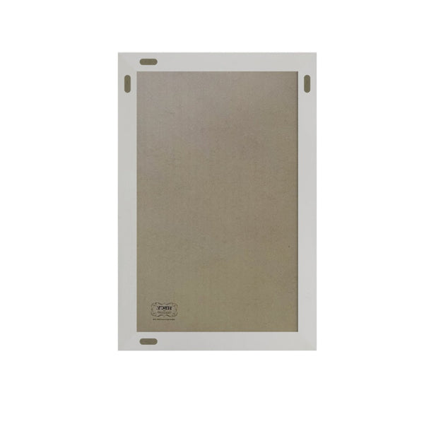 English Elm Canterbury Rustic Wall-Mount Magnetic Chalkboard Sign - Versatile Memo Board for Home & Business Solid White 20"W x 0.75"D x 30"H HGWA-GDI-CRE8-164315-GG