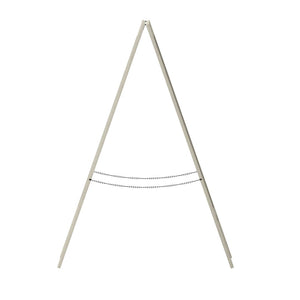 English Elm Canterbury Vintage Wooden A-Frame Magnetic Chalkboard Sign, Double-Sided Display for Events & Promotions Solid White 40"H x 20"W HGWA-GDI-CRE8-454315-GG