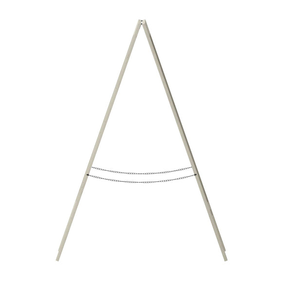 English Elm Canterbury Vintage Wooden A-Frame Magnetic Chalkboard Sign, Double-Sided Display for Events & Promotions Solid White 40"H x 20"W HGWA-GDI-CRE8-454315-GG
