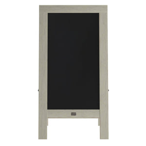 English Elm Canterbury Vintage Wooden A-Frame Magnetic Chalkboard Sign, Double-Sided Display for Events & Promotions Solid White 40"H x 20"W HGWA-GDI-CRE8-454315-GG