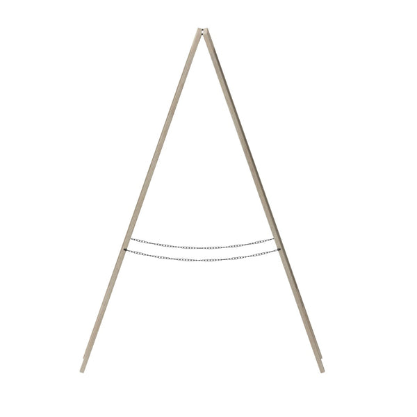English Elm Canterbury Vintage Wooden A-Frame Magnetic Chalkboard Sign, Double-Sided Display for Events & Promotions Weathered Brown 40"H x 20"W HGWA-GDI-CRE8-472315-GG