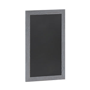 English Elm Canterbury Rustic Wall-Mount Magnetic Chalkboard Sign - Versatile Memo Board for Home & Business Grey 20"W x 0.75"D x 30"H HGWA-GDI-CRE8-552315-GG