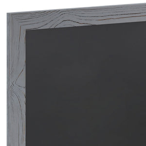 English Elm Canterbury Rustic Wall-Mount Magnetic Chalkboard Sign - Versatile Memo Board for Home & Business Grey 20"W x 0.75"D x 30"H HGWA-GDI-CRE8-552315-GG