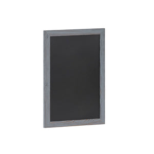 English Elm Canterbury Rustic Wall-Mount Magnetic Chalkboard Sign - Versatile Memo Board for Home & Business Grey 18"W x 0.75"D x 24"H HGWA-GDIS-CRE8-062315-GG