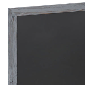 English Elm Canterbury Rustic Wall-Mount Magnetic Chalkboard Sign - Versatile Memo Board for Home & Business Grey 18"W x 0.75"D x 24"H HGWA-GDIS-CRE8-062315-GG